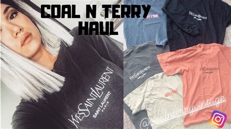 coal and terry ysl t shirt|COAL N TERRY HAUL + FIRST IMPRESSIONS + YSL TEE.